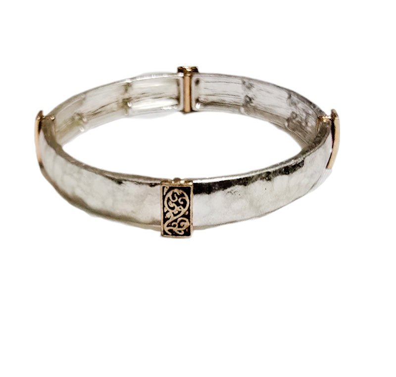 Men's Natural Turquoise and Wood Bracelet - L.Signature Collection by L.Styles