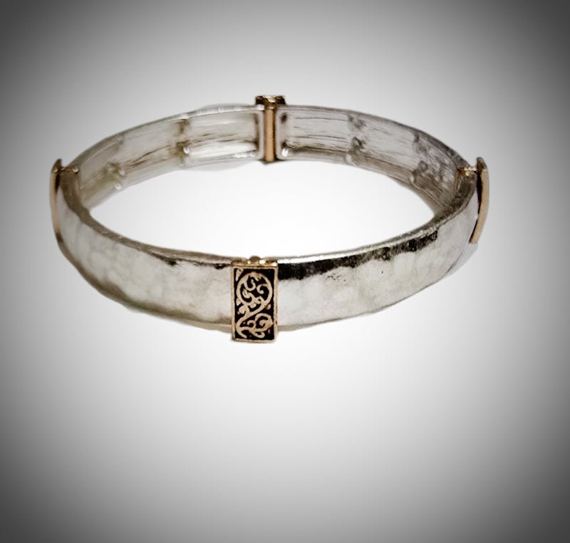 Men's Natural Turquoise and Wood Bracelet - L.Signature Collection by L.Styles