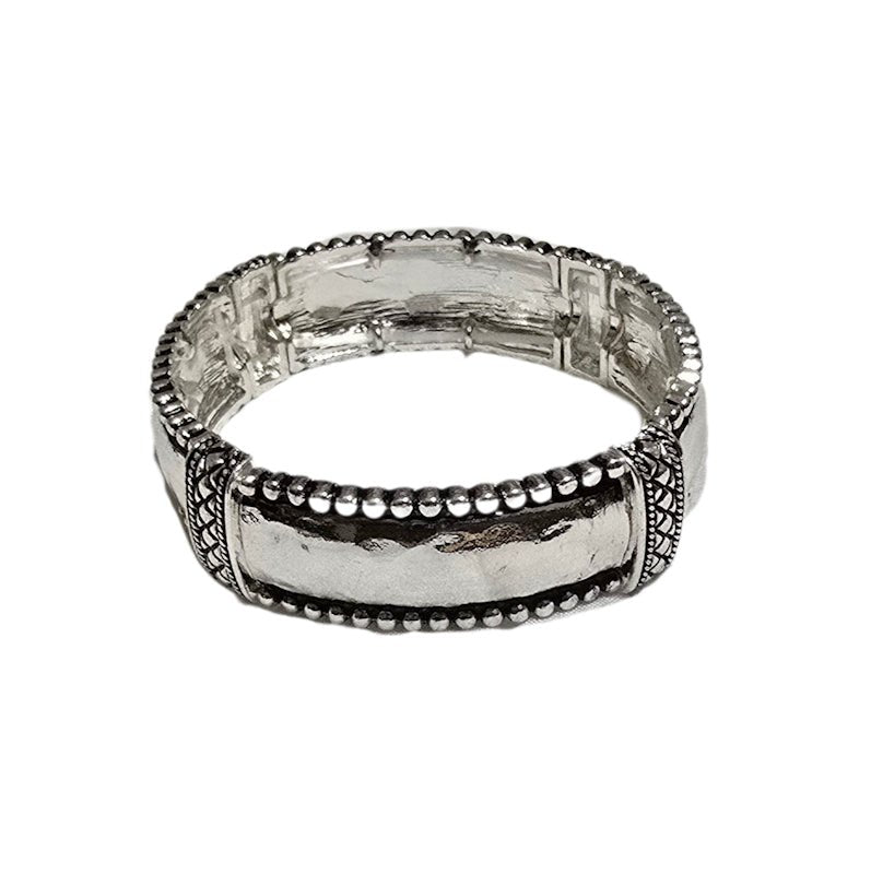 Men's Round striped Tibetan Agate Bracelet set - L.Signature Collection by L.Styles
