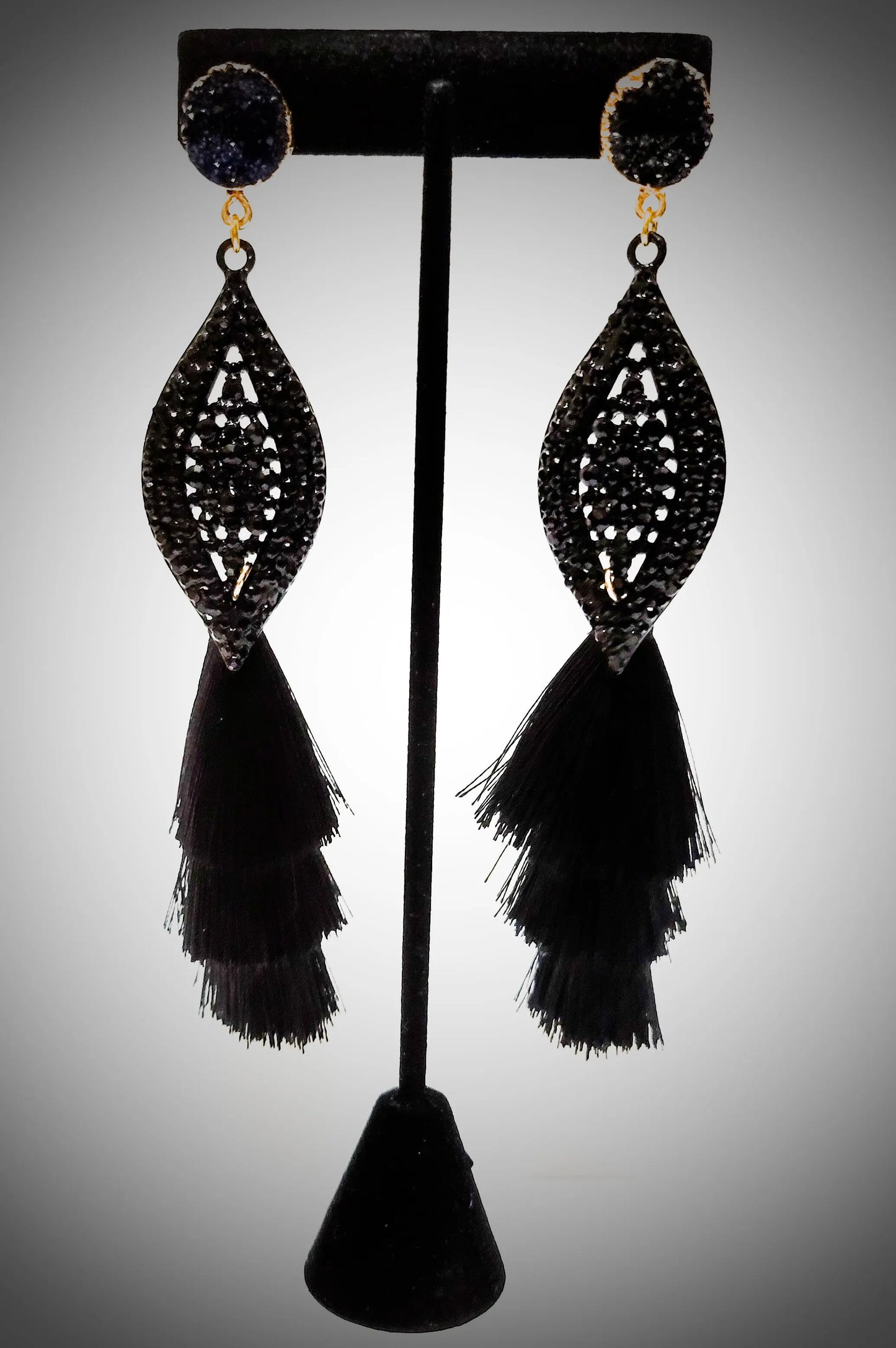 Black Austrian Tassel L.Signature Collection by L.Styles