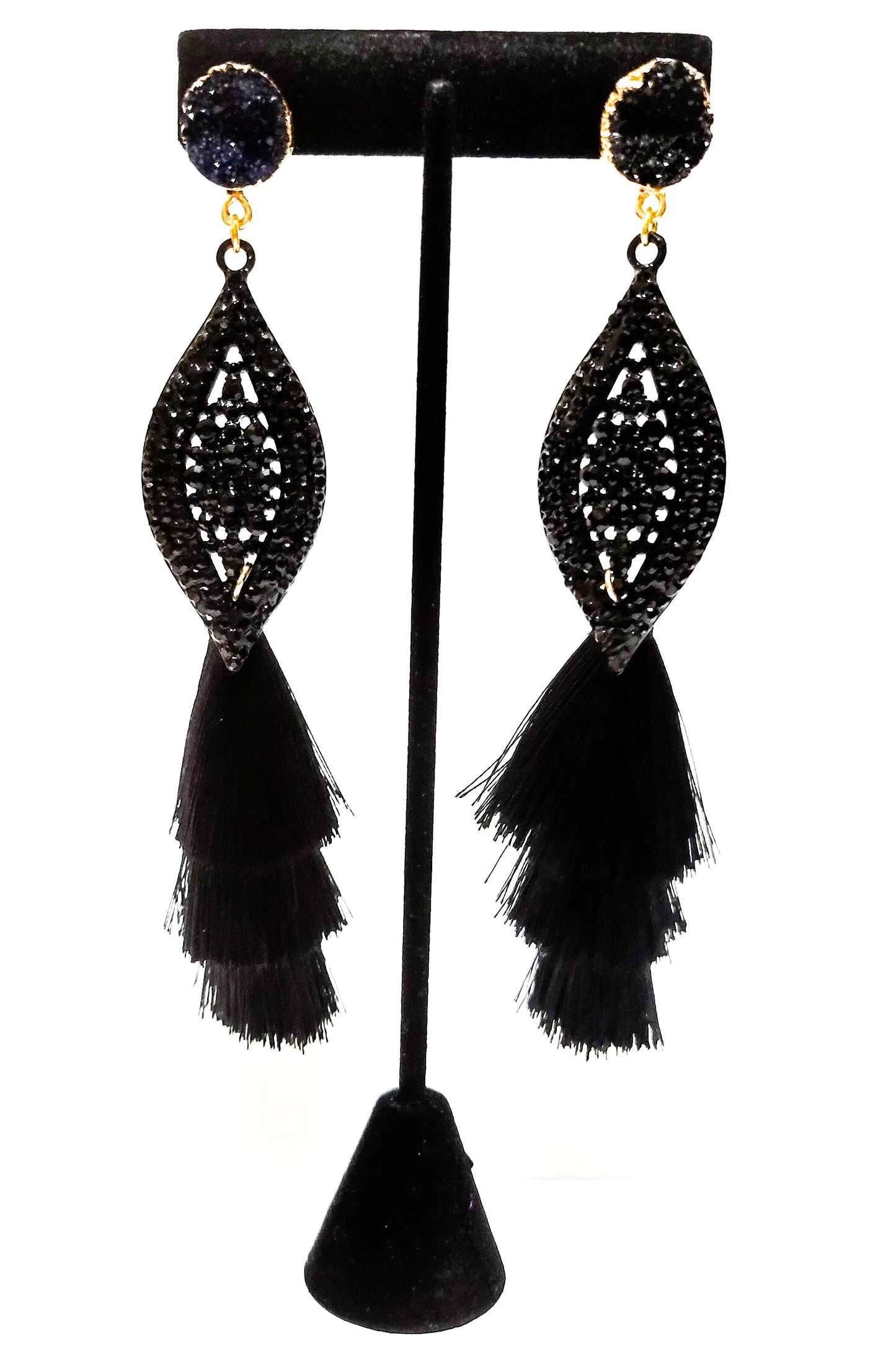 Black Austrian Tassel L.Signature Collection by L.Styles