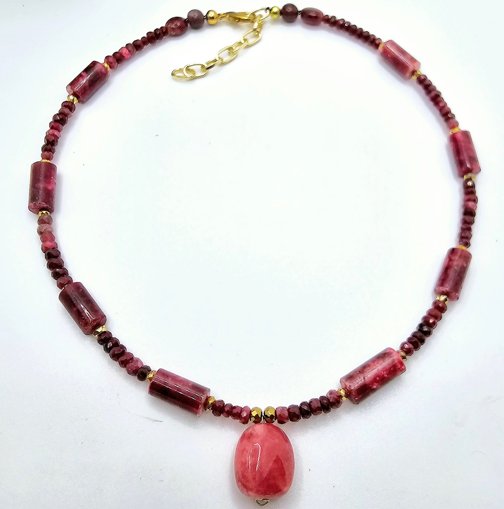 Natural Ruby Choker Necklace L.Signature Collection by L.Styles