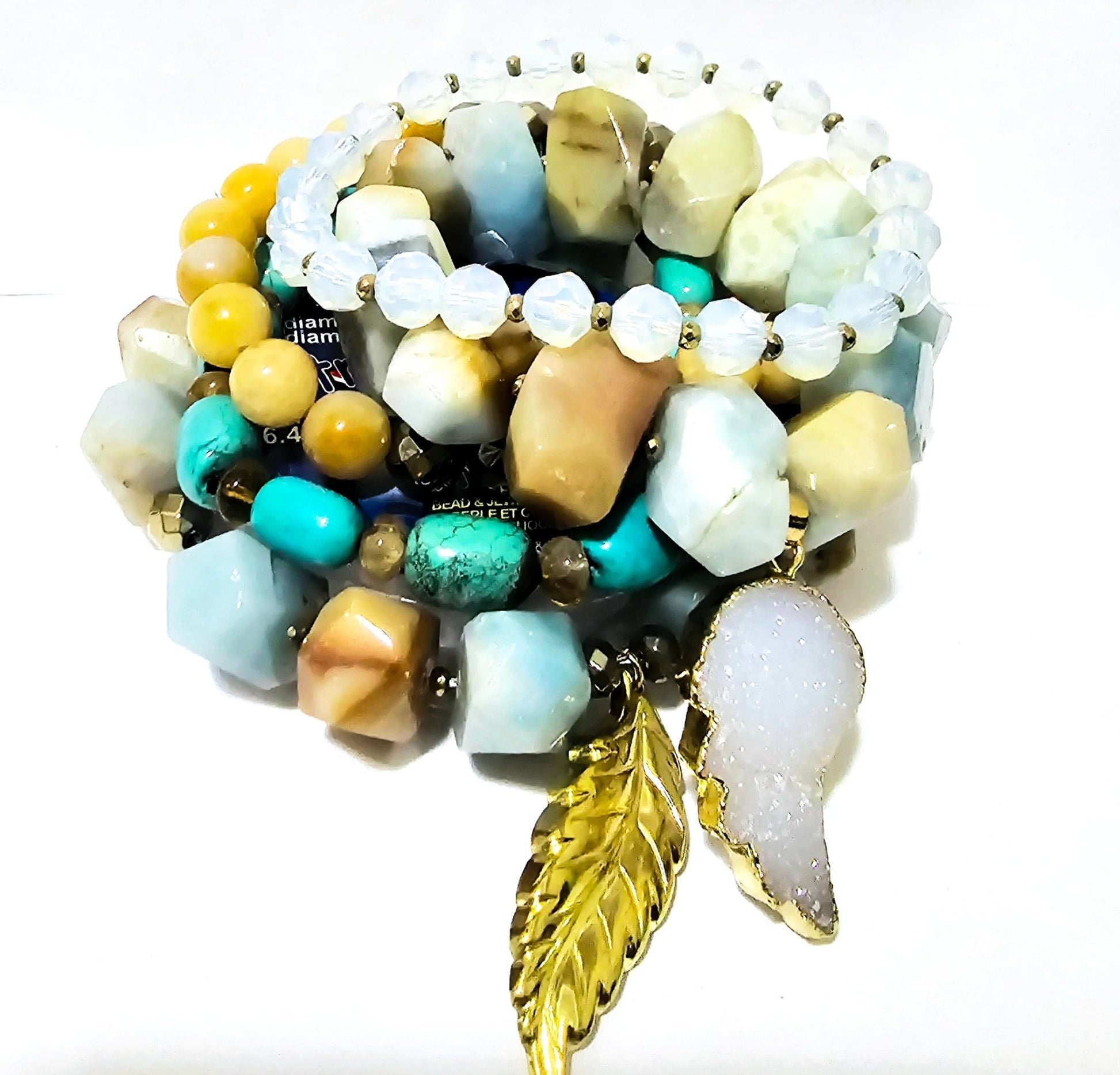 Amazonite Bracelet Set L.Signature Collection by L.Styles