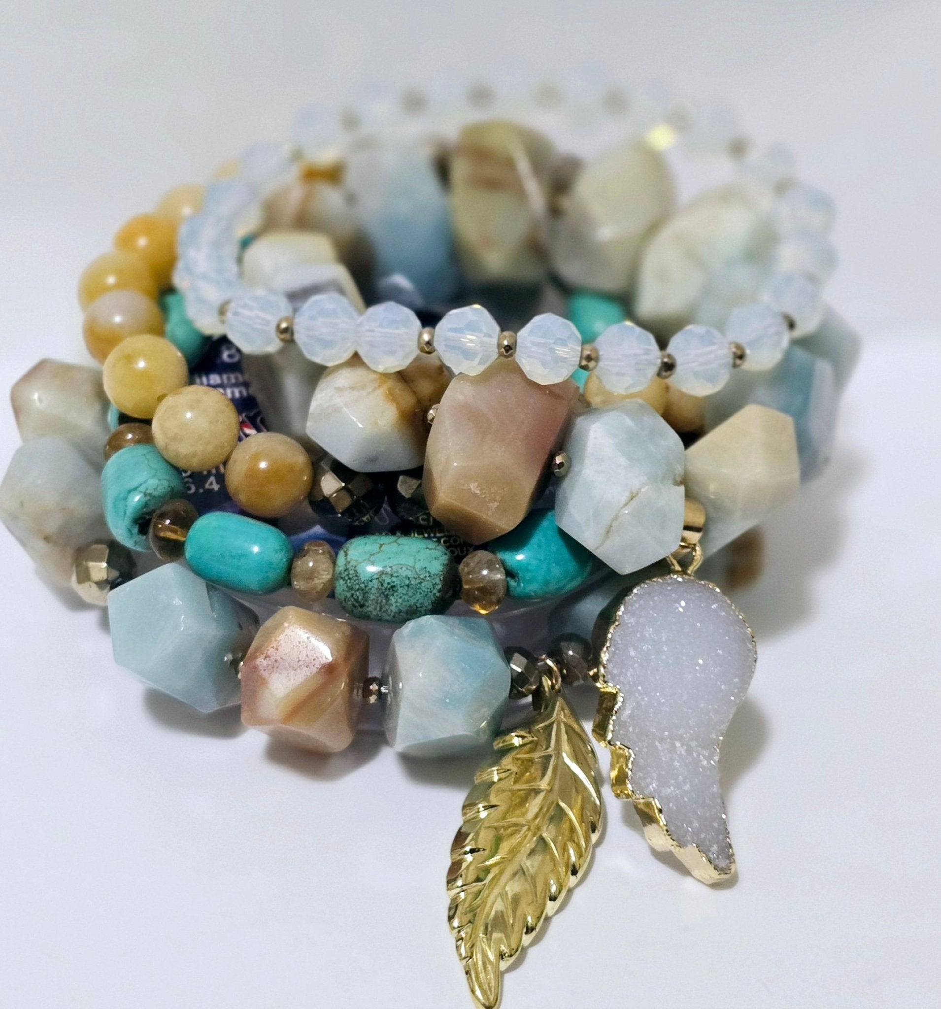 Amazonite Bracelet Set L.Signature Collection by L.Styles