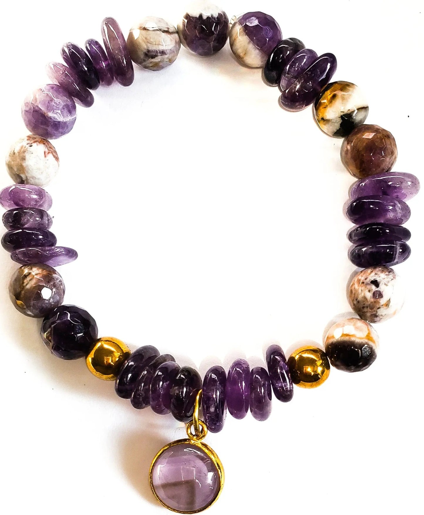 Amethyst Single Bracelet L.Signature Collection