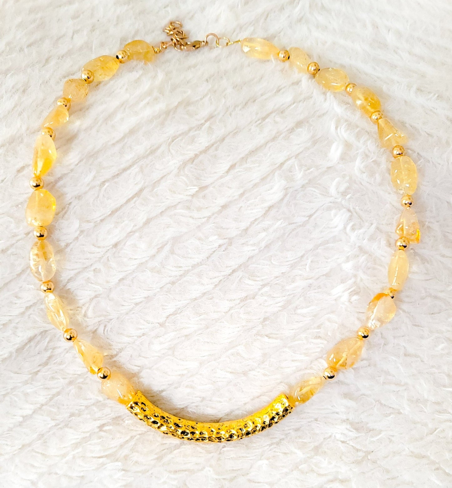 Antique Citrine Necklace L.Signature Collection by L.Styles