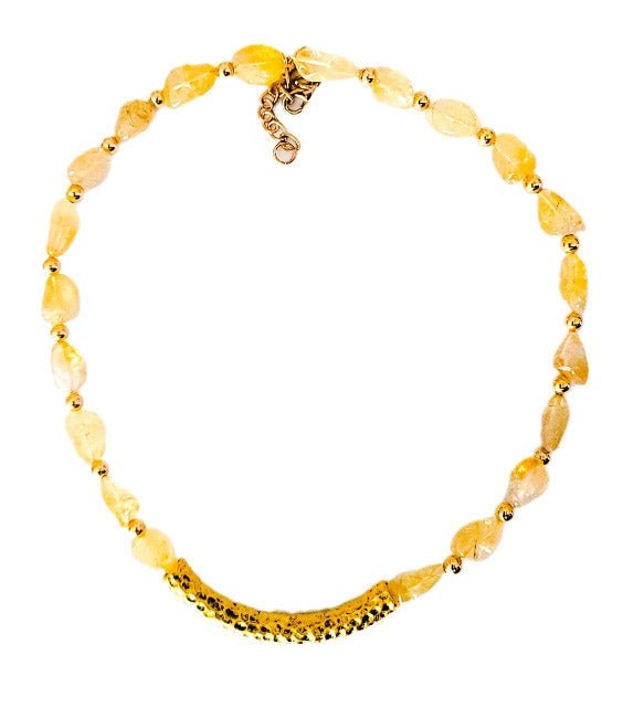 Antique Citrine Necklace L.Signature Collection by L.Styles