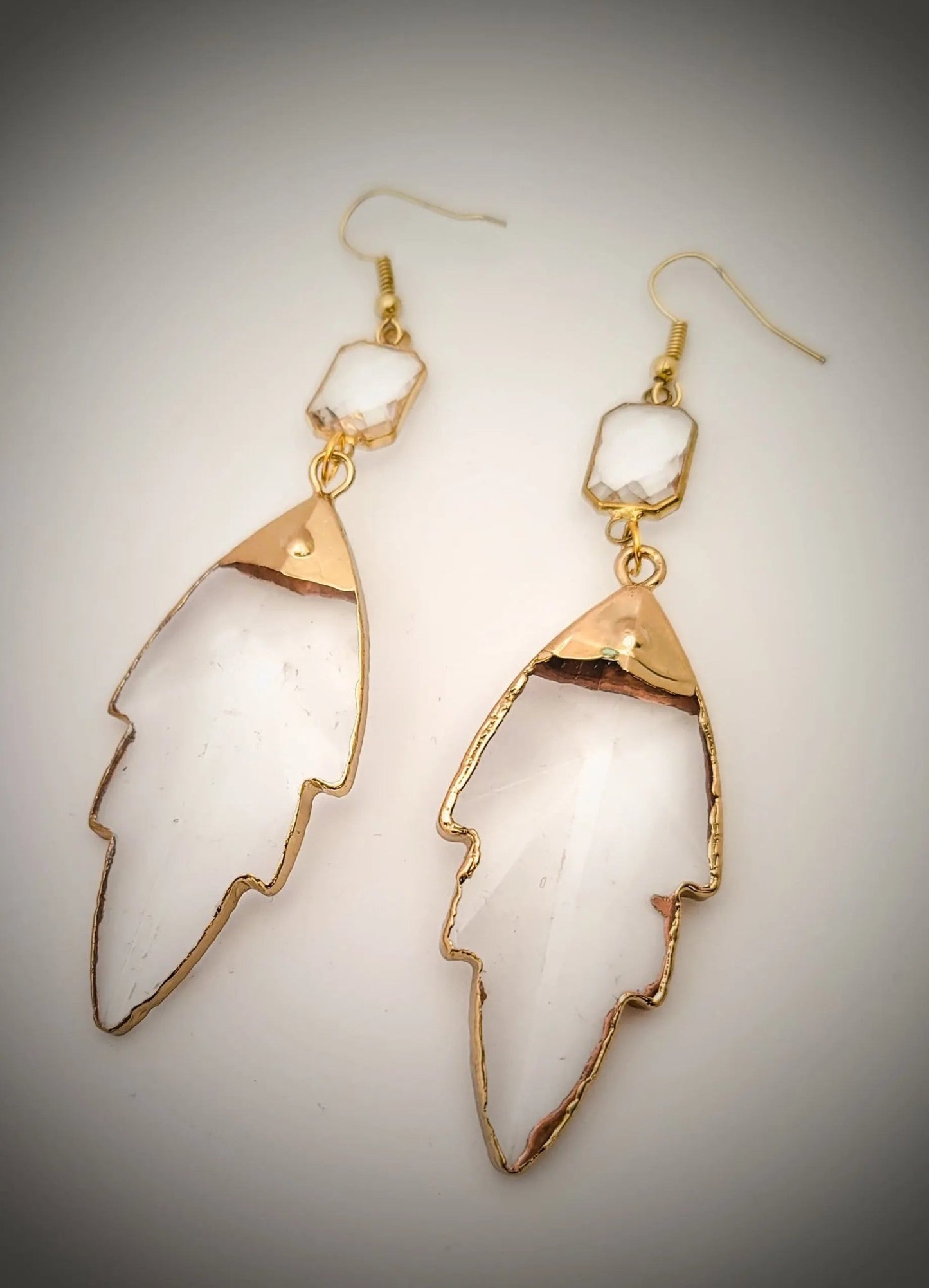 Clear Quartz Earrings "Clear" L.Signature Collection