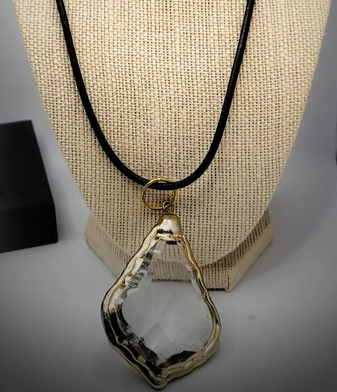 Clear Quartz Necklace! L.Signature Collection