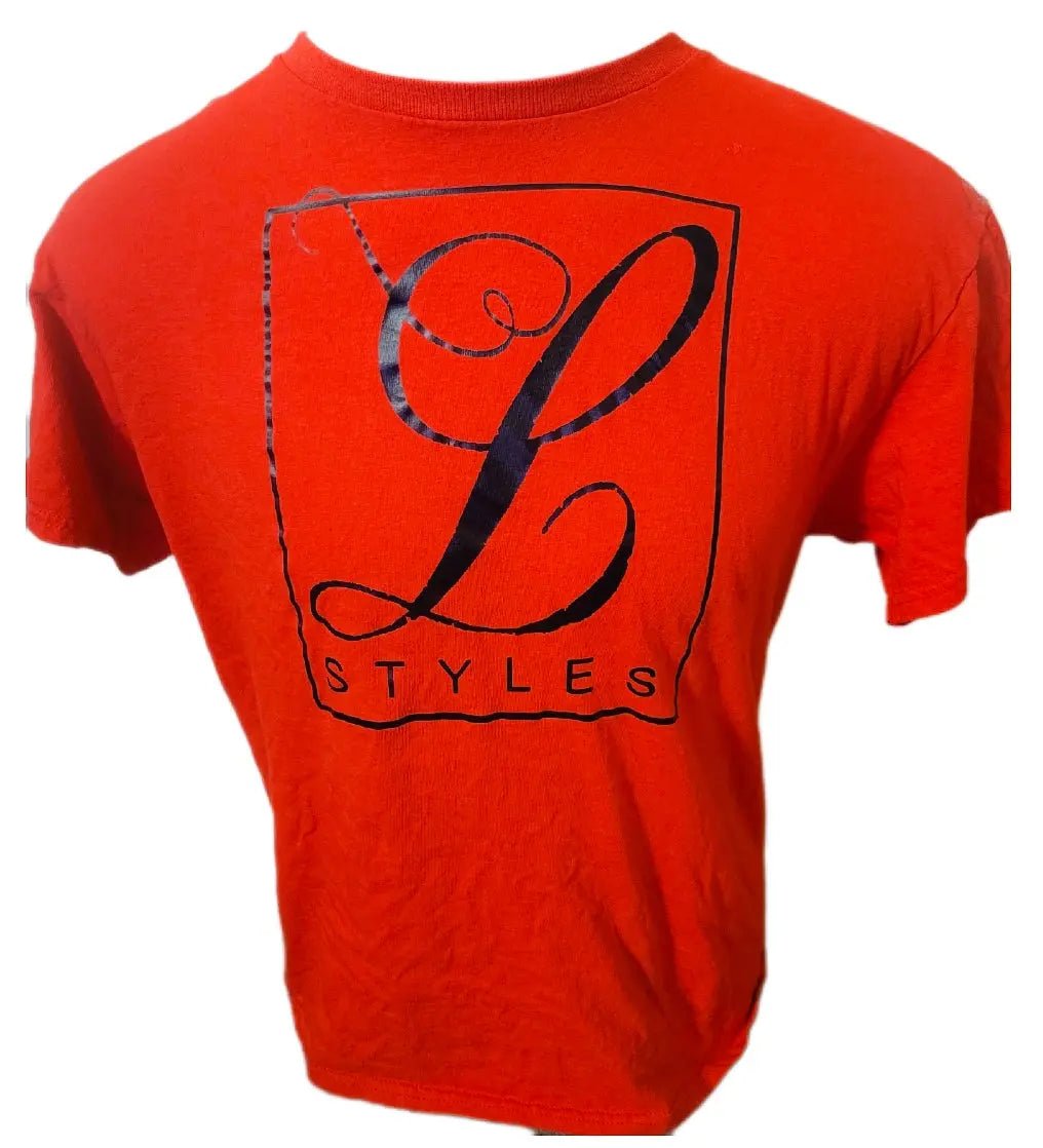 L.Styles' Men's Fitted Red T-Shirt L.Signature Collection by L.Styles