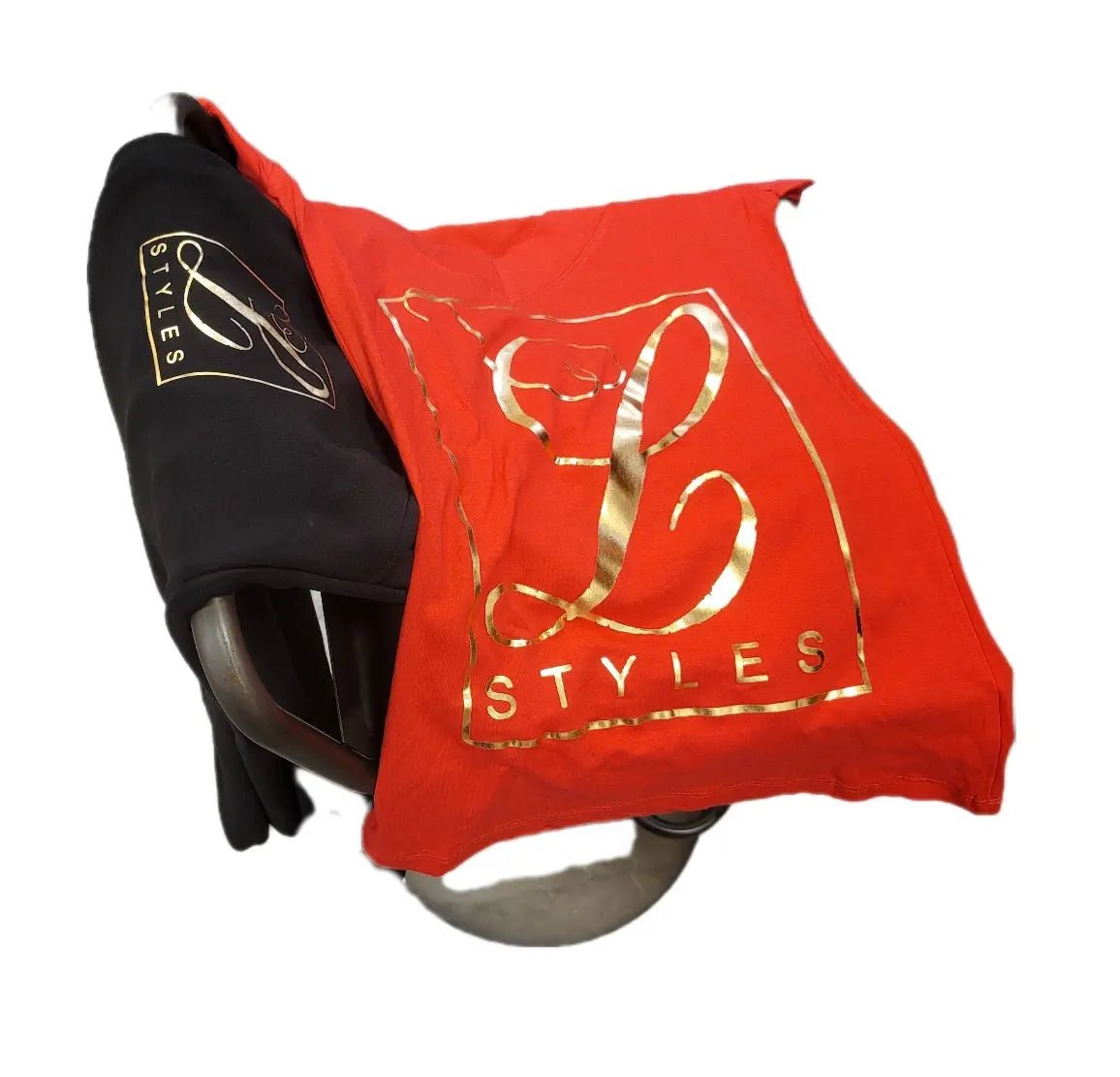 L.Styles' Red/Gold T-Shirt L.Signature Collection by L.Styles