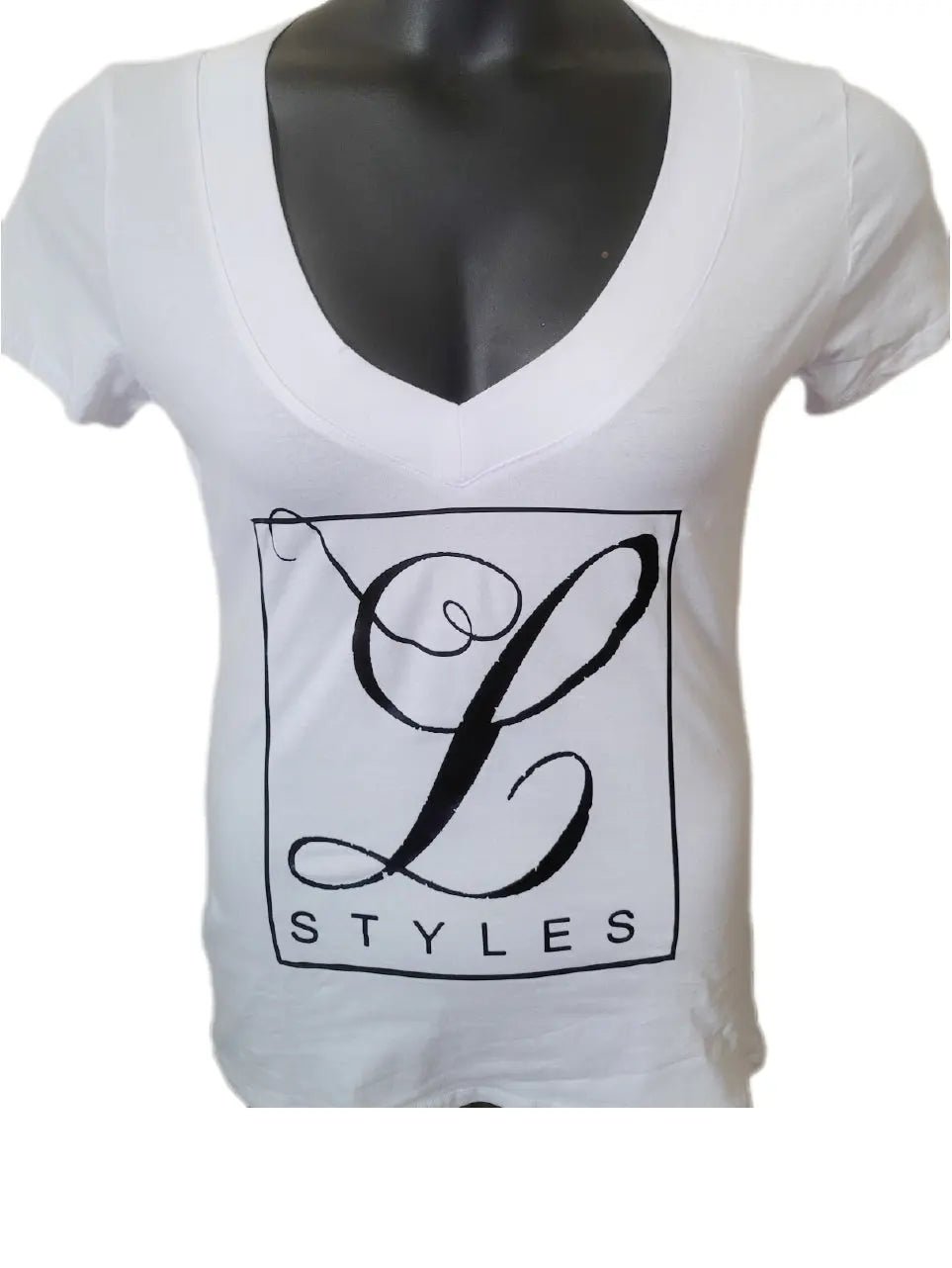 L.Styles' V Neck T Shirt L.Signature Collection by L.Styles