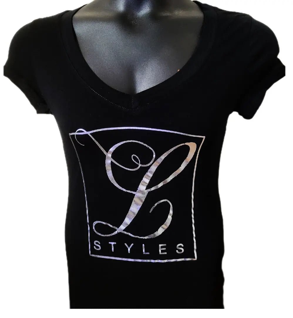 L.Styles' V Neck T Shirt L.Signature Collection by L.Styles