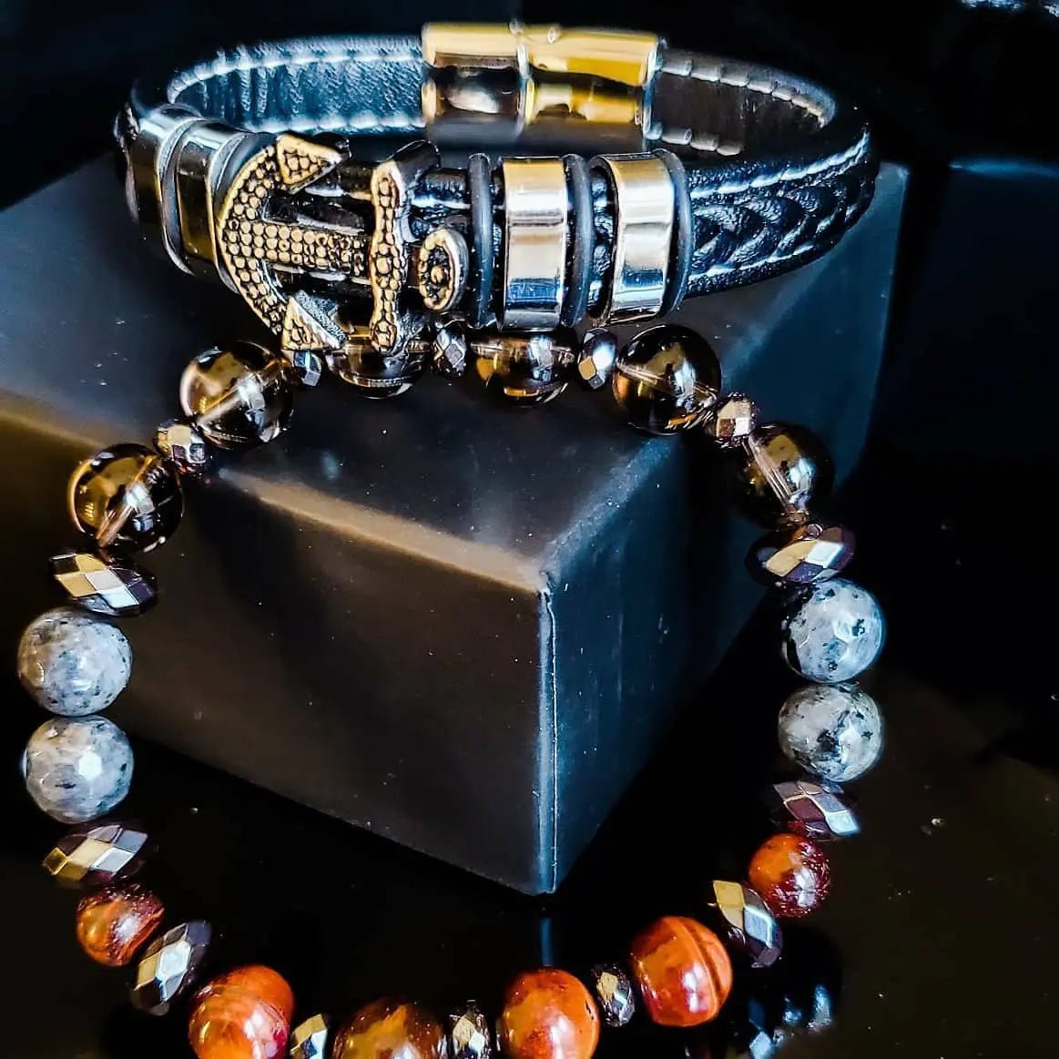 Men's " Grounded " Bracelet set L.Signature Collection