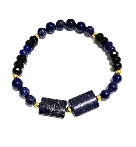 Men's Lapis Lazuli Bracelet set - L.Signature Collection by L.Styles