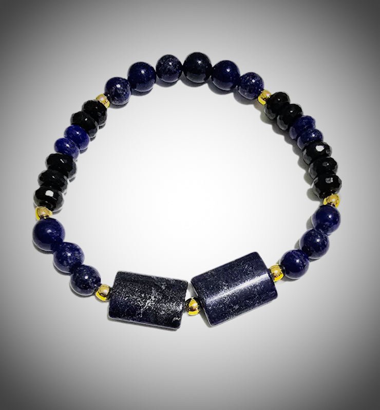 Men's Lapis Lazuli Bracelet set - L.Signature Collection by L.Styles