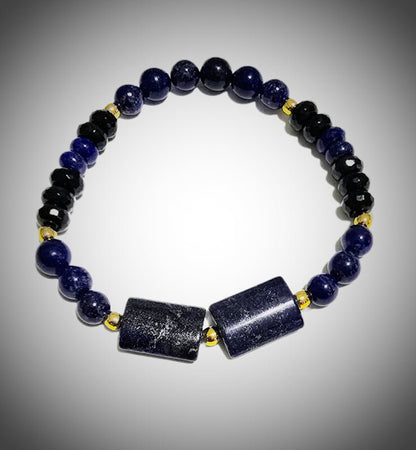 Men's Lapis Lazuli Bracelet set - L.Signature Collection by L.Styles