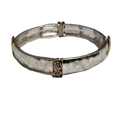 Men's Natural Turquoise and Wood Bracelet - L.Signature Collection by L.Styles