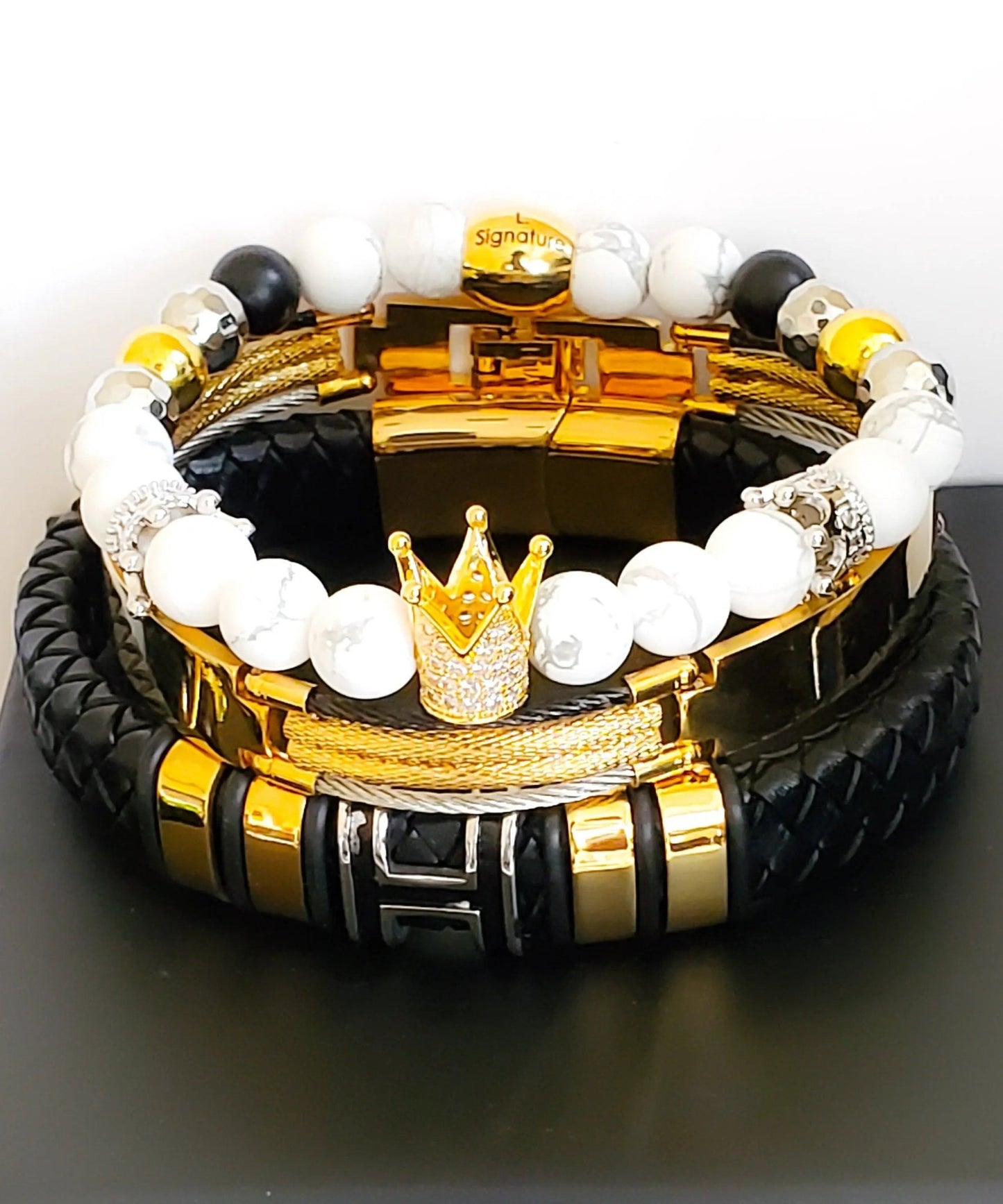 Men's " Peace and Protection" Crown Set L.Signature Collection