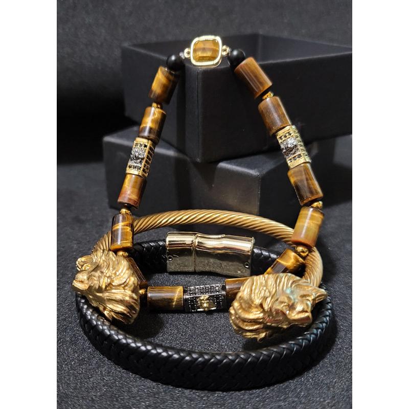 Men's Tiger Tube Bracelet L.Signature Collection by L.Styles