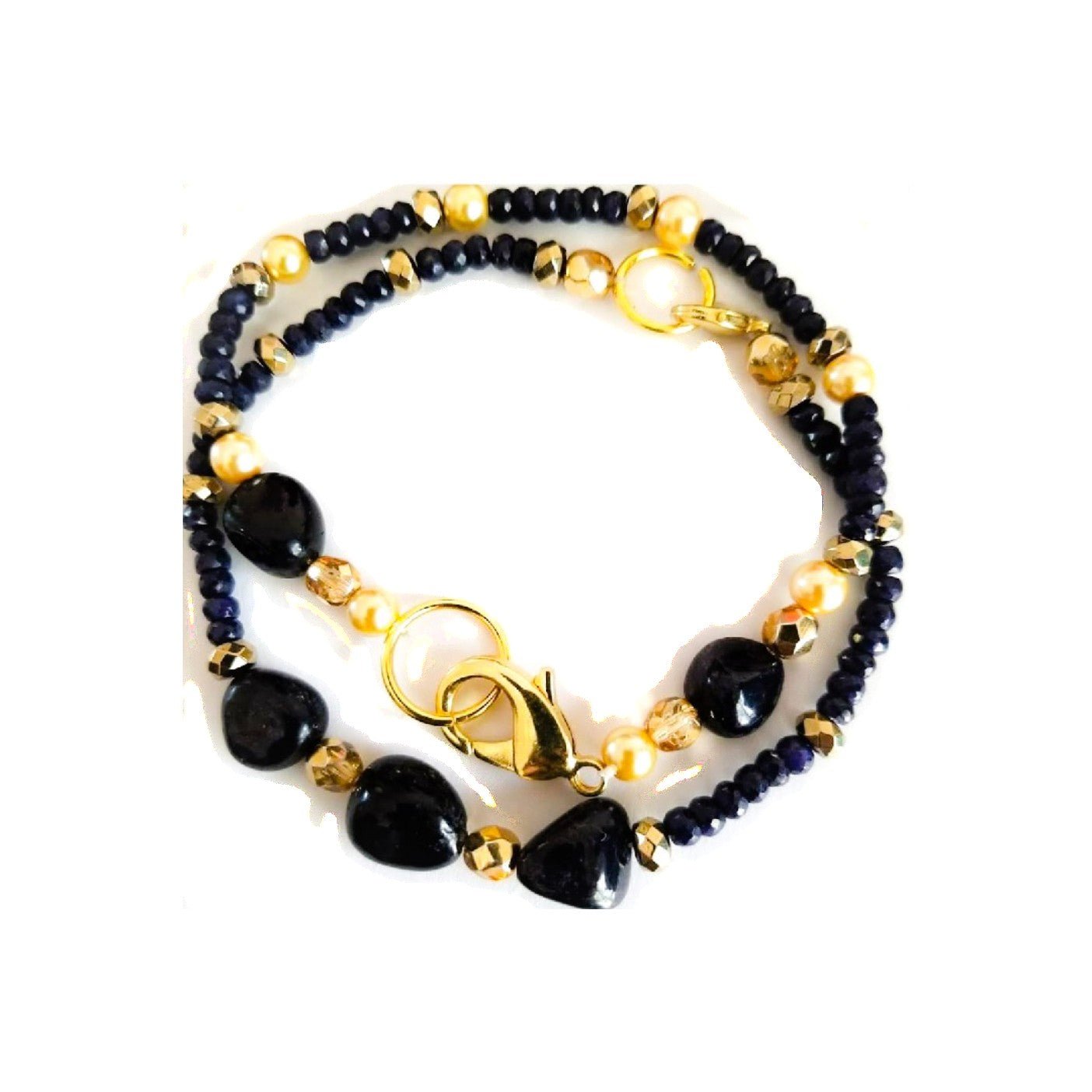 Natural Blue Sapphire Bracelet L.Signature Collection by L.Styles