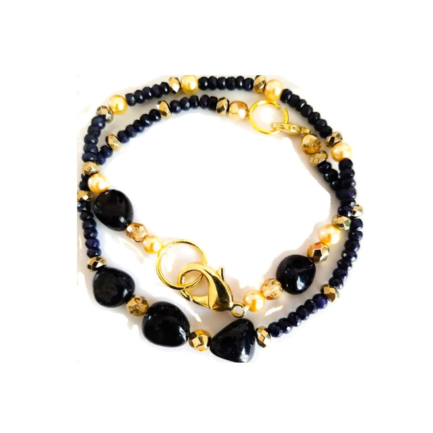 Natural Blue Sapphire Bracelet L.Signature Collection by L.Styles