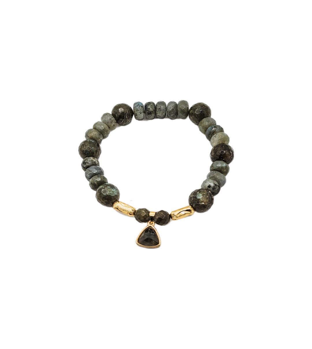 Natural Labradorite Bracelet L.Signature Collection by L.Styles