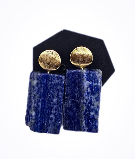 Natural Lapis Lazuli Earrings - L.Signature Collection by L.Styles