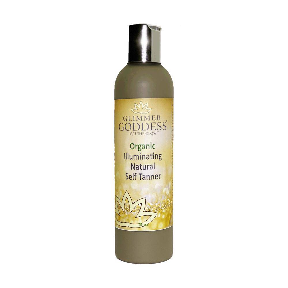 Organic Sunless Tanning Lotion Glimmer Goddess® Organic Skin Care