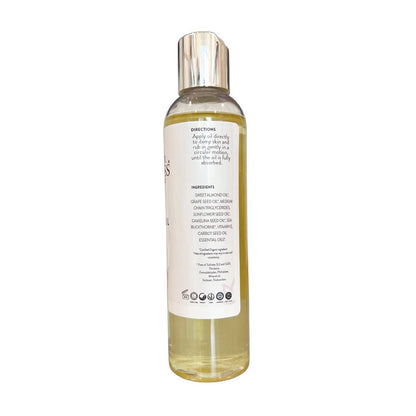 Organic Sweet Almond Silky Skin Oil - 48 Hour Hydration Glimmer Goddess® Organic Skin Care