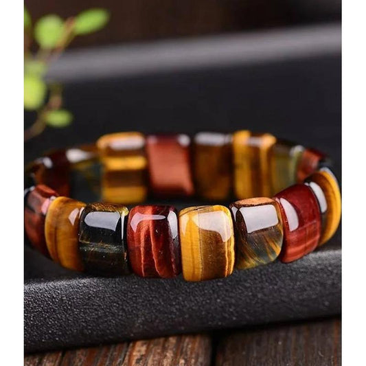 Pure Tiger Eye Stretch Bracelets L.Signature Collection by L.Styles