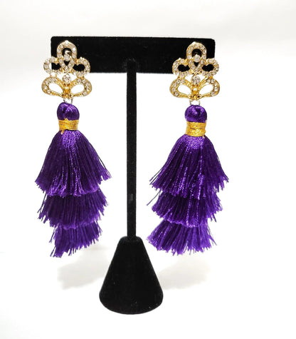 Purple Austrian Tassel L.Signature Collection by L.Styles