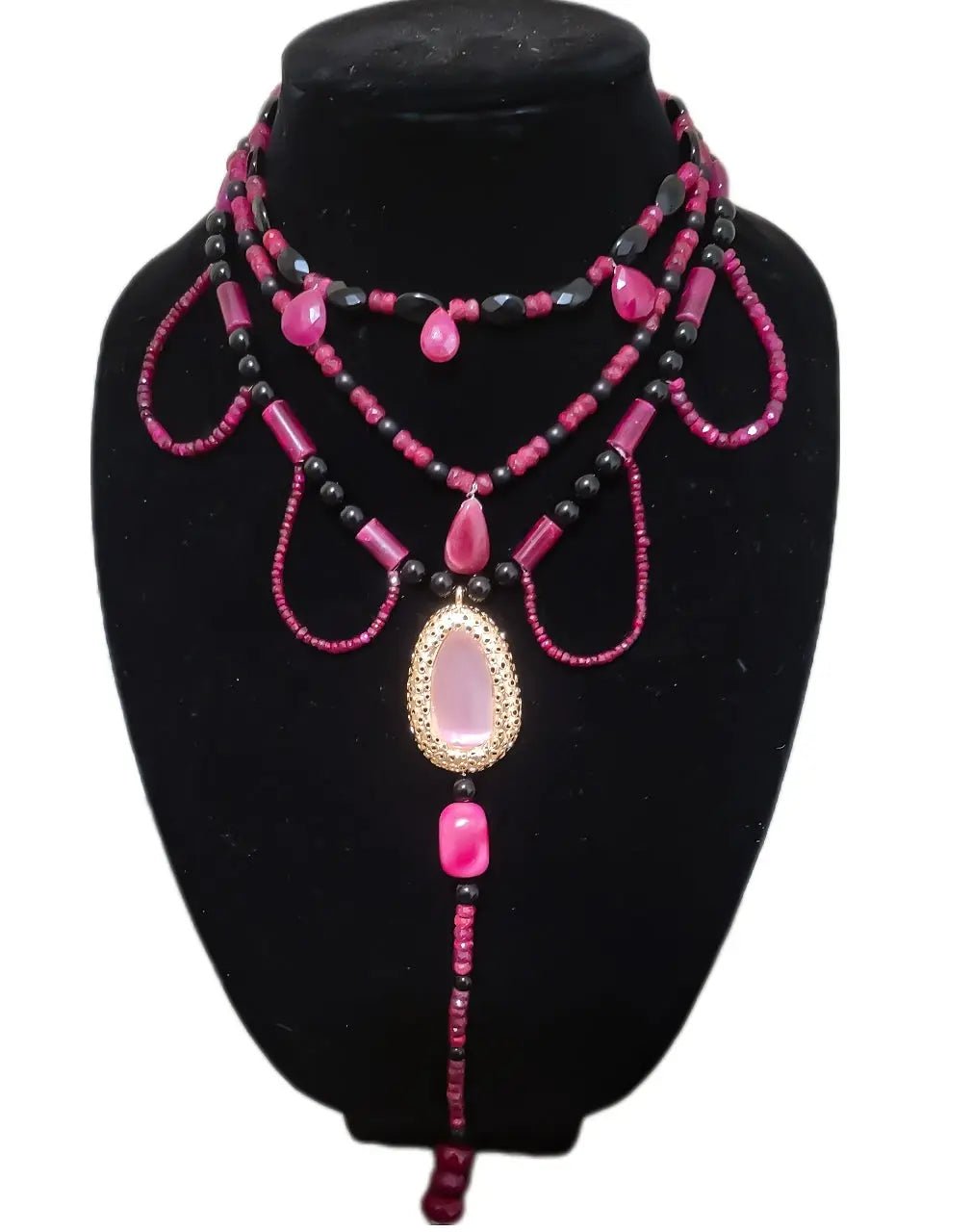 Ruby Collar Necklace L.Signature Collection by L.Styles