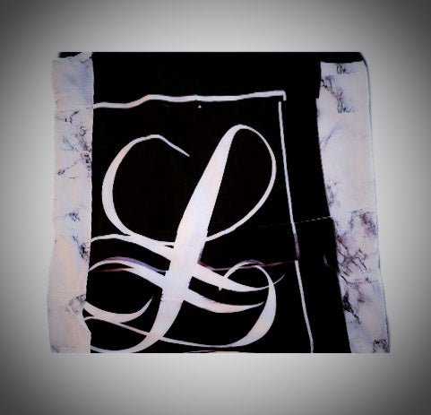 Signature Marble Long Head Scarf / Hijab L.Signature Collection by L.Styles