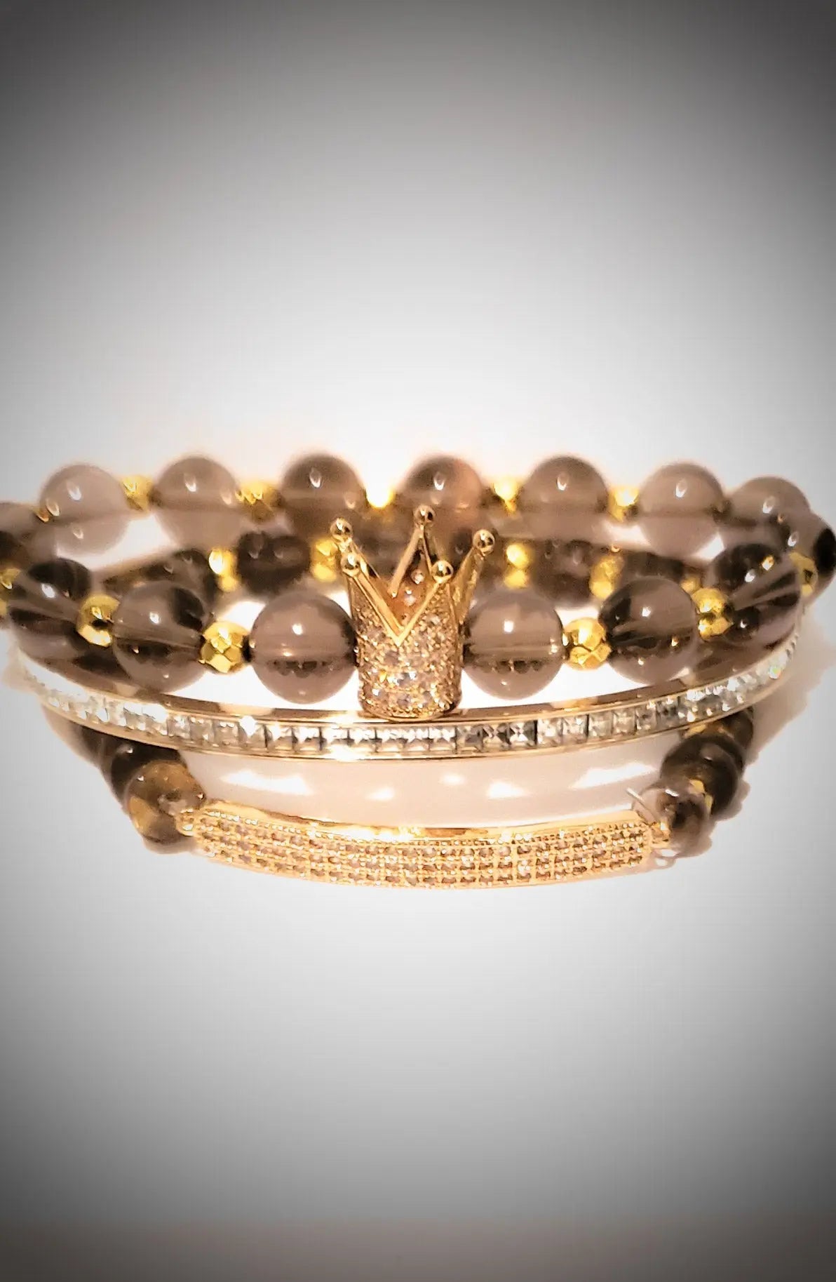 Smoky "Gold" Crown Set L.Signature Collection