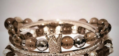 Smoky "Silver" Crown Set L.Signature Collection