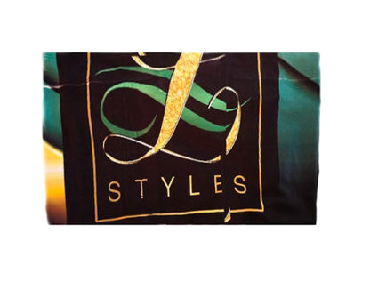 Signature Green Marble Scarf / Hijab L.Signature Collection by L.Styles